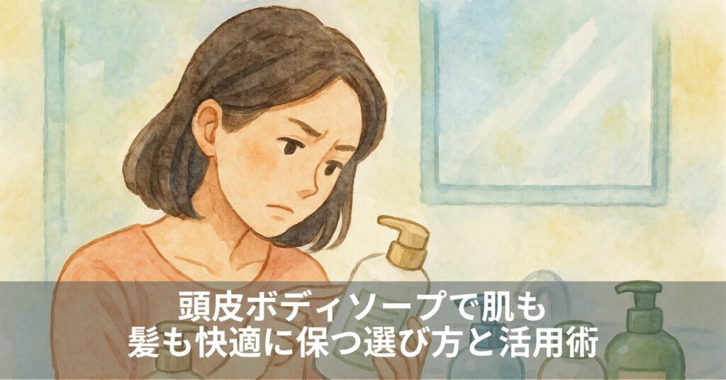 頭皮ボディソープで肌も髪も快適に保つ選び方と活用術